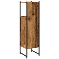 Armoire salle de bain vieux bois 33x33x120,5 cm bois ingénierie