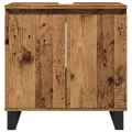 Armoire de salle de bain vieux bois 58x33x60 cm bois ingénierie
