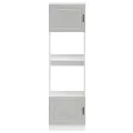 Armoires de four 2 pcs Porto gris béton bois d'ingénierie