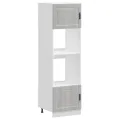 Armoires de four 2 pcs Porto sonoma gris bois d'ingénierie