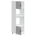 Armoires de four 2 pcs Porto sonoma gris bois d'ingénierie