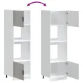 Armoires de four 2 pcs Porto sonoma gris bois d'ingénierie