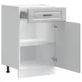 Armoire de cuisine Porto sonoma gris bois d'ingénierie