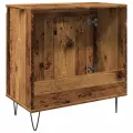 Armoire de salle de bain vieux bois 58x33x60 cm bois ingénierie