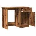 Bureau vieux bois 100x50x76 cm bois d'ingénierie