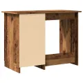 Bureau vieux bois 100x50x76 cm bois d'ingénierie