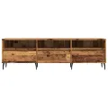Meuble TV vieux bois 150x30x44,5 cm bois d'ingénierie