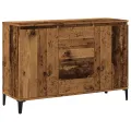 Buffet vieux bois 102x35x70 cm bois d'ingénierie