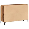 Buffet vieux bois 102x35x70 cm bois d'ingénierie