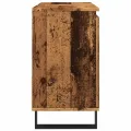 Armoire de lavabo de salle de bain vieux bois 65x33x60 cm