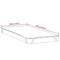 Protège-matelas blanc 100x220 cm imperméable