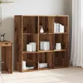 Armoire à livres vieux bois 98x29x97,5 cm