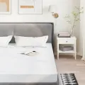 Protège-matelas blanc 120x220 cm imperméable
