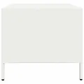 Meuble TV blanc 68x50x43,5 cm acier laminé à froid