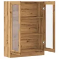 Bibliothèque chêne artisanal 82,5x30,5x115 cm bois d'ingénierie