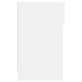 Tables de chevet avec tiroir 2 pcs blanc 20x36x60 cm