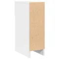 Tables de chevet avec tiroir 2 pcs blanc 20x36x60 cm