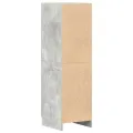 Armoire de cuisine gris béton 38x41,5x131,5 cm bois ingénierie
