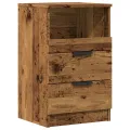 Table de chevet vieux bois 40x36x65 cm bois d'ingénierie