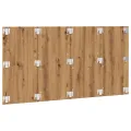 Tête de lit chêne artisanal 160x1,5x80 cm bois d'ingénierie