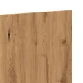 Tête de lit chêne artisanal 160x1,5x80 cm bois d'ingénierie