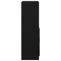 Armoire de cuisine noir 57x41,5x131,5 cm bois d'ingénierie