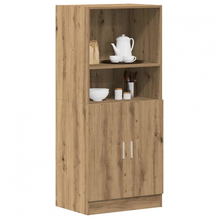 Armoire de cuisine chêne artisanal 57x41,5x131,5 cm