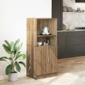 Armoire de cuisine chêne artisanal 57x41,5x131,5 cm