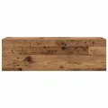 Armoire murale de bain vieux bois 100x25x30cm bois d'ingénierie