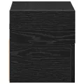 Tables de chevet murales 2 pcs noir 45x26x28,5 cm