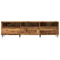 Meuble TV vieux bois 150x30x44,5 cm bois d'ingénierie