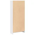 Bibliothèque blanc brillant 60x24x143 cm bois d'ingénierie