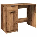 Bureau vieux bois 100x50x75 cm bois d'ingénierie