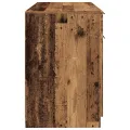 Bureau vieux bois 100x50x75 cm bois d'ingénierie