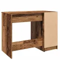 Bureau vieux bois 100x50x75 cm bois d'ingénierie