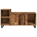 Meuble TV vieux bois 100x35x55 cm bois d'ingénierie