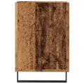 Meuble TV vieux bois 100x35x55 cm bois d'ingénierie