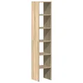 Bibliothèques 2 pcs empilable chêne sonoma bois d'ingénierie