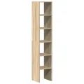 Bibliothèques 2 pcs empilable chêne sonoma bois d'ingénierie