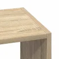 Bibliothèques 2 pcs empilable chêne sonoma bois d'ingénierie