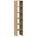 Bibliothèques 2 pcs empilable chêne artisanal bois d'ingénierie