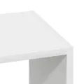 Bibliothèque empilable blanc 30x30x80 cm bois d'ingénierie