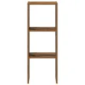 Bibliothèque empilable vieux bois 30x30x80 cm bois d'ingénierie