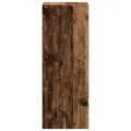 Bibliothèque empilable vieux bois 30x30x80 cm bois d'ingénierie