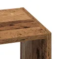 Bibliothèque empilable vieux bois 30x30x80 cm bois d'ingénierie