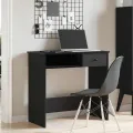 Bureau Noir 80x40x75 cm Aggloméré