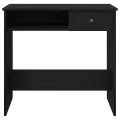 Bureau Noir 80x40x75 cm Aggloméré