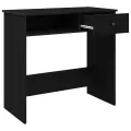 Bureau Noir 80x40x75 cm Aggloméré