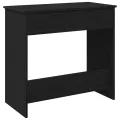Bureau Noir 80x40x75 cm Aggloméré