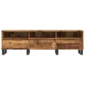 Meuble TV vieux bois 150x30x44,5 cm bois d'ingénierie